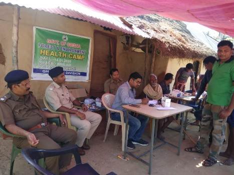 ବନ ବିଭାଗ ତରଫରୁ ସ୍ୱାସ୍ଥ୍ୟ ସେବା ଶିବିର ଅନୁଷ୍ଠିତ