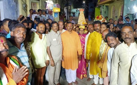 ଶ୍ରୀଶ୍ରୀ ମାଁ ରାମାୟଣାମ୍ମା ଠାକୁରାଣୀ ଯାତ୍ରା ନିମନ୍ତେ ଶୁଭ ଖୁଣ୍ଟି ସ୍ଥାପନ