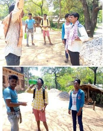 ଭୁବନେଶ୍ୱର ରୁ ଚାଲି ଚାଲି ନିଜ ଗାଁ କୁ ଫେରୁଛନ୍ତି ଇନ୍ଦ୍ରଗଡ଼ ଅଞ୍ଚଳର ଦାଦନ ଶ୍ରମିକ