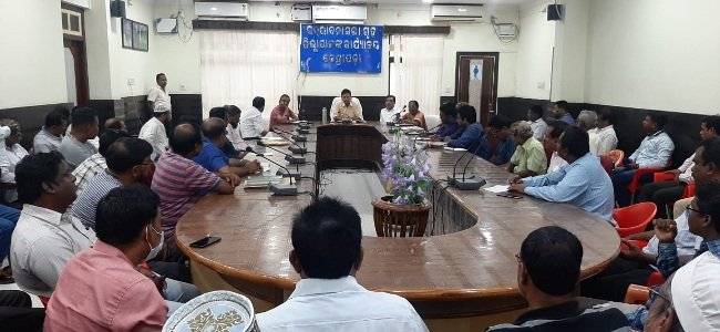 କରୋନା ଭୂତାଣୁ ସମ୍ପର୍କୀତ ଜିଲ୍ଲା ସ୍ତରୀୟ ବୈଠକ