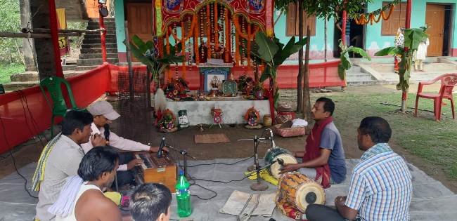 ଶାଳଣିଆଁରେ ଅଷ୍ଠମ ପ୍ରହର ନାମଯଜ୍ଞ