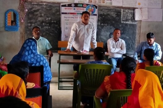 ତହସିଲଦାରଙ୍କ କରୋନା ସଚେତନତା 