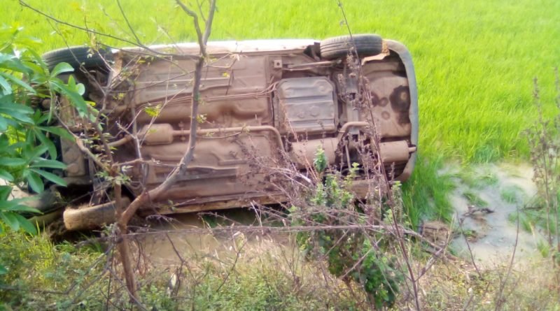 ଵୋରଗୁଡା ପଞ୍ଚାୟତ ବନ୍ଦା ଗାଁ ଚାରିଛକ ପାଖରେ ଦୁର୍ଘଟଣା