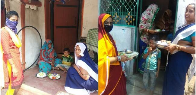 ଅଙ୍ଗନବାଡି କର୍ମୀଙ୍କ ଦ୍ୱାରା ଶିଶୁ, ଗର୍ଭବତୀ ଓ ପ୍ରସୂତିଙ୍କ ଘରେ ଖାଦ୍ୟ ବଣ୍ଟନ