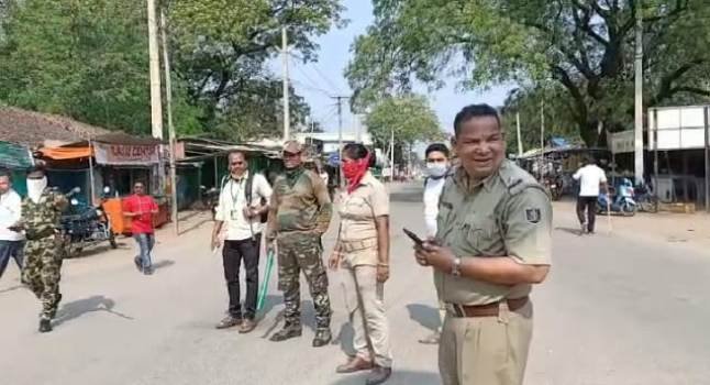 କରୋନା ପ୍ରଭାବ ଛତିଶଗଡ଼ ସୀମା ସିଲ