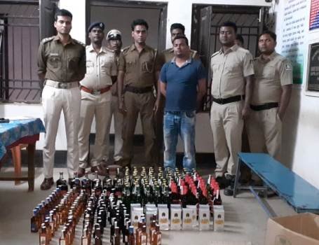 ବାସିଙ୍ଗି ଢାବାରୁ ବେନିୟମ ବିଦେଶୀ ମଦ ସହ ୯୬ ଲିଟର ମଦଜବତ