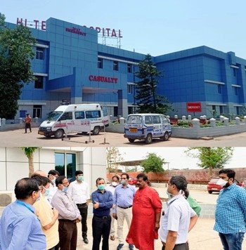 ଓଡିଶାର ସର୍ବବୃହତ୍ କୋଭିଡ୍‌-୧୯ ସ୍ୱତନ୍ତ୍ର ଡାକ୍ତରଖାନା ହାଇଟେକ୍‌ରେ ସ୍ଥାପନ ହେବ