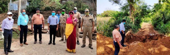 ଆନ୍ଧ୍ରରୁ ଗଜପତିକୁ ଲୋକଙ୍କ ଅବାଧ ପ୍ରବେଶକୁ ରୋକିବା ପାଇଁ ୪ଟି ସୀମା ସିଲ୍ ଓ ୫ଟି ସ୍ଥାନରେ ରାସ୍ତା କଟାଗଲା