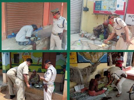 ବୁଗୁଡା ପୋଲିସ ପକ୍ଷରୁ ଭିନ୍ନକ୍ଷମ, ଗରିବଙ୍କୁ ରାନ୍ଧଖାଦ୍ୟ ପ୍ରଦାନ