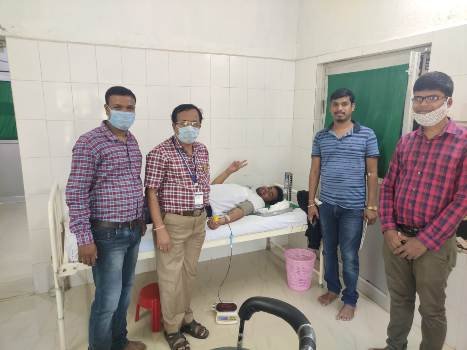 ଯୁବ ସ୍ଵେଚ୍ଛାସେବୀଙ୍କ ଦ୍ଵାରା ୫ ଦିନରେ ୧୫୧ ୟୁନିଟ୍ ରକ୍ତ ସଂଗ୍ରହ