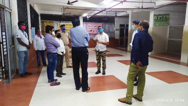 କୋଣାର୍କ ରେ କରୋନା ଆଇସୋଲେସନ ସେଣ୍ଟର ସ୍ଥିତି ଅନୁଧ୍ୟାନ କଲେ ପୁରୀ ଜିଲ୍ଲାପାଳ