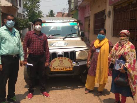 ବୁଗୁଡା ଏନଏସିରେ ଆର.ଆର.ଟିମର ୩ ଗୋଟି ୱାର୍ଡରେ ସଙ୍ଗରୋଧଙ୍କ ସ୍ୱାସ୍ଥ୍ୟ ପରୀକ୍ଷା
