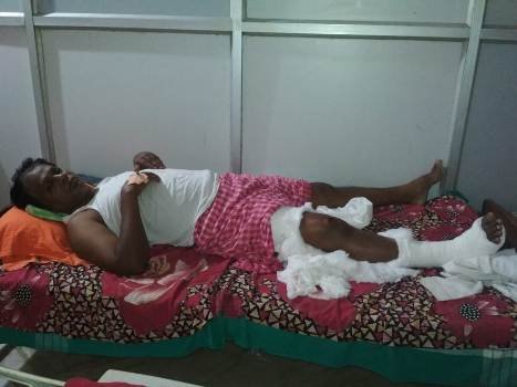 ବୁରୁଡ଼ି ରେଳ ଷ୍ଟେସନ ମାଷ୍ଟର ଦୁର୍ଘଟଣା ରେ ଗୁରୁତର