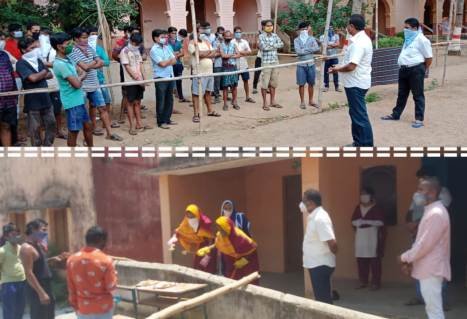 ମାଣିତରା ସଙ୍ଗରୋଧ କେନ୍ଦ୍ରରେ ଖାଦ୍ୟ ପରିବେଷଣ ଅନୁଧ୍ୟାନ କଲେ ବିଧାୟକ