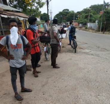 ୭ ସାଇକେଲରେ ନେଲୁରୁ ଫେରନ୍ତା ସଂଘରୋଧ କେନ୍ଦ୍ରରେ