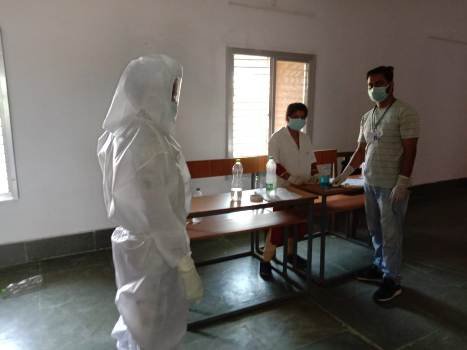 ସ୍ୱାସ୍ଥ୍ୟ, ଶିକ୍ଷା ଓ ସୁରକ୍ଷା ବିଭାଗ ର ଅଧିକାରୀ ଙ୍କ ସ୍ୱାବ ପରୀକ୍ଷା