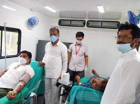 ଛତ୍ରପୁର ଠାରେ ବିଜେପି ଯୁବ ମୋର୍ଚ୍ଚା ପକ୍ଷରୁ ରକ୍ତଦାନ ଶିବିର