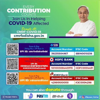 ମା ଶୀତଳା ଠାକୁରାଣି ବୀର ପାଇକ ଆଖଡା ପକ୍ଷରୁ ମୁଖ୍ୟମନ୍ତ୍ରୀଙ୍କ ଫଣ୍ଡ କୁ ସହାୟତା