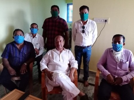 ମହାମାରୀ କରୋନାକୁ ନେଇ ବରିଷ୍ଠ ବିଜେପି ନେତା ବିଜୟଙ୍କ ବୈଠକ