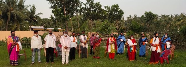 ଶ୍ୟାମସୁନ୍ଦରପୁର ପଂଚାୟତ ପକ୍ଷରୁ କରୋନା ଯୋଦ୍ଧାଙ୍କୁ ସମ୍ବର୍ଦ୍ଧନା