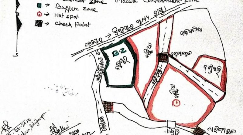 ମଲିଆ ଗ୍ରାମ ଲାଗୁ ହେଲା କଣ୍ଟେନମେଣ୍ଟ କଟକଣା