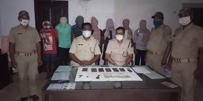 ତିନି ଡକାୟତି ମାମଲାରେ ସାତ ଗିରଫ