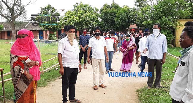 ସାନମାଣିତିଆ ପଂଚାୟତ ସଙ୍ଗରୋଧକେନ୍ଦ୍ରରେ ପ୍ରବାସୀଙ୍କୁ ବିଦାୟ