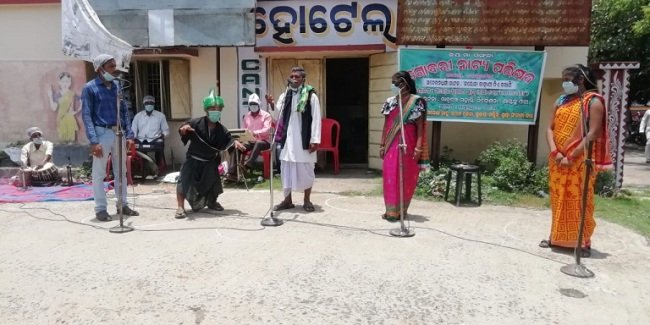 କରୋନା କାହାଣି ବଖାଣିଲେ କଳାକାର