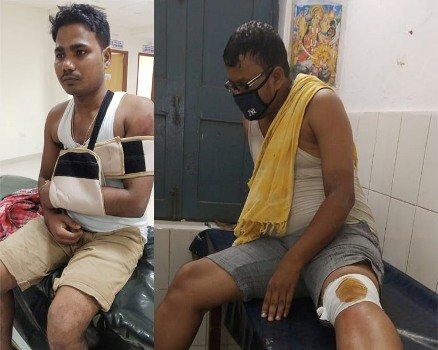 କଦର୍ମାରେ ଭର୍ତ୍ତି ରାଜପଥ ଦୁର୍ଘଟଣା ଘଟି ୨ ଗୁରୁତର