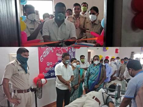 ପୋଲସରା ପୋଲିସ ପକ୍ଷରୁ ରକ୍ତଦାନ ଶିବିର