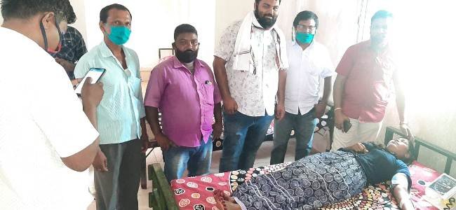 ମଣଦା ବିଜେପି ଏବଂ ଆମ ଓଡ଼ିଶା ମିଳିତ ଆନୁକୁଲ୍ୟରେ ରକ୍ତ ସଂଗ୍ରହ