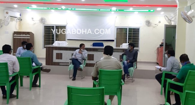 ବେଲଗୁଣ୍ଠା କରୋନା ସ୍ଥିତି ପରଖିଲେ ଜିଲ୍ଲାପାଳ