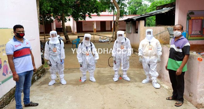 ଶୋଭା ଟ୍ରଷ୍ଟ ପକ୍ଷରୁ ମର୍ଦକୋଟକୁ ସାନିଟାଇଜ୍