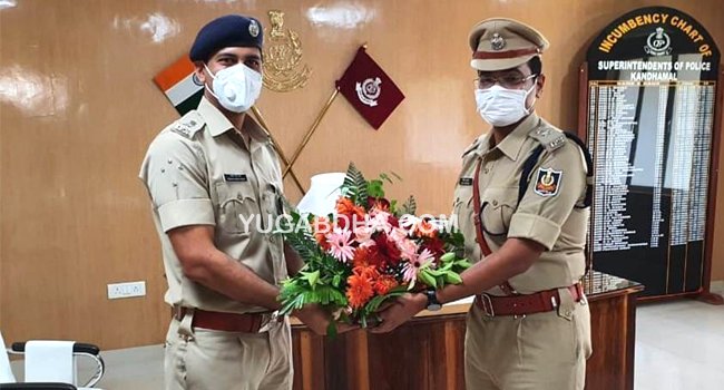 କନ୍ଧମାଳର ନୂତନ ଏସପି ଭାବେ ଭିନିତ୍ ଅଗ୍ରୱାଲ ଙ୍କ ଦାୟିତ୍ୱ ଗ୍ରହଣ