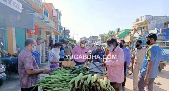 କରୋନା ସଂକ୍ରମଣ କୁ ଦୃଷ୍ଟି ରେ ରଖି ପରିବା ମାର୍କେଟ ସ୍ଥାନାନ୍ତରିତ