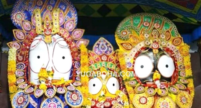 ଗୁରୁପୂର୍ଣ୍ଣିମାରେ ଶ୍ରୀବଳଦେବଜୀଉଙ୍କ ବାଙ୍କଚୂଡ ବେଶ