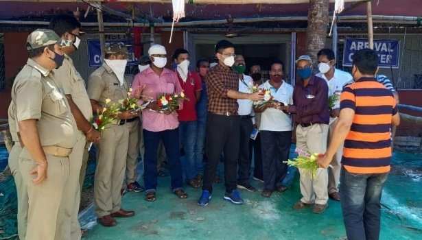 ଜିଲ୍ଲାପାଳଙ୍କ ଦ୍ୱାରା କରୋନା ଯୋଦ୍ଧାଙ୍କୁ ସମ୍ବର୍ଦ୍ଧନା