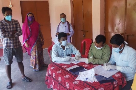 ଧୂମାତ ଓ ଇନ୍ଦୁପୁର ପଞ୍ଚାୟତରୁ ୧୯୫ ସ୍ୱାବ ନମୁନା ସଂଗ୍ରହ