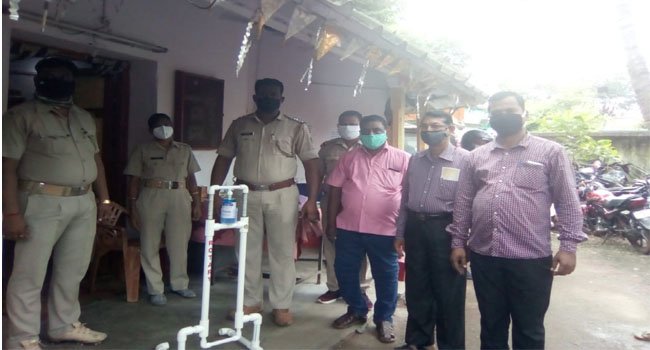 ରୋଟାରି କ୍ଳବ ତରଫରୁ କୋରନା ସଚେତନତା ।