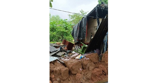 କନ୍ଧମାଳରେ ଲଗାଣ ବର୍ଷା ଜାରୀ ସମସ୍ତ ନଦୀରେ ଅକାତକାତ ପାଣି ଭାଙ୍ଗିଲା ଘର