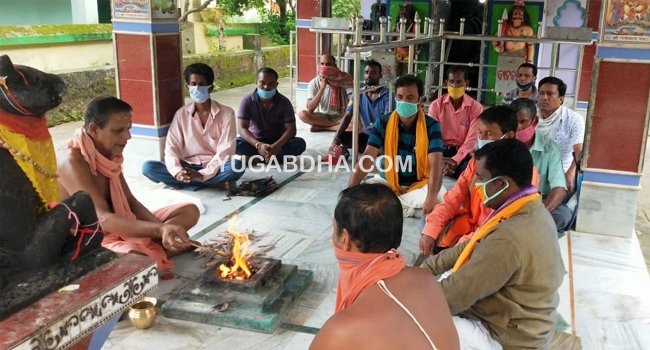 ଅମିତ ସାହାଙ୍କ ଆଶୁ ଆରୋଗ୍ୟ କାମନାକରି ମନ୍ଦିରରେ ପୂଜାପାଠ