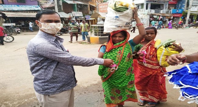 ବିଜେଡି ପକ୍ଷରୁ କରୋନା ସଚେତନତା
