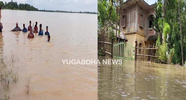 ହାଟଡିହି ବ୍ଲକରେ ୮ଟି ଞ୍ଚାୟତର ୪୫ରୁ ଉର୍ଦ୍ଧ ଗାଁ ଜଳବନ୍ଦୀ;ପ୍ରଶାସନ ପକ୍ଷରୁ ସହାୟତା ସମୁଦ୍ରକୁ ଶଙ୍ଖେ