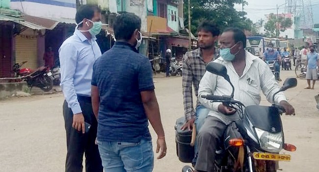 ମାସ୍କ ଠିକ ଭାବେ ନ ପିନ୍ଧି ୪୨୦୦ ତଣ୍ଡ ଗଣିଲେ ଅମାନିଆ
