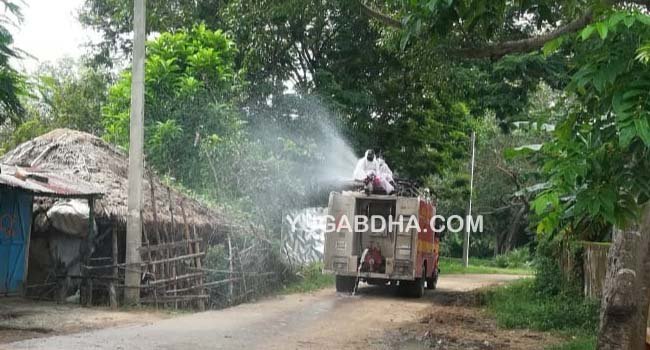 ଅଗ୍ନିଶମ ବିଭାଗ ପକ୍ଷରୁ ଷଡଙ୍ଗ ଗାଁକୁ ବିଶୋଧନ