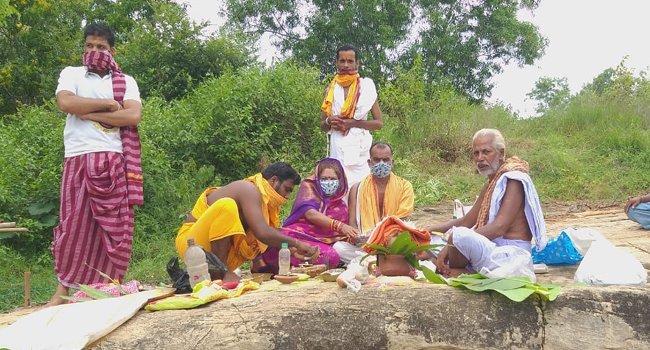ସୀତାବନବାସ ପାହାଡ଼ରେ ଶ୍ରୀରାମଙ୍କ ମନ୍ଦିର ନିର୍ମାଣ ପାଇଁ ଭୂମି ପୂଜା