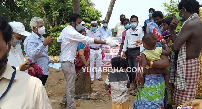 ରେଡ଼କ୍ରସ ପକ୍ଷରୁ କରୋନା ସଚେତନତା ଓ ପ୍ରତିଷେଧକ ବଣ୍ଟନ 