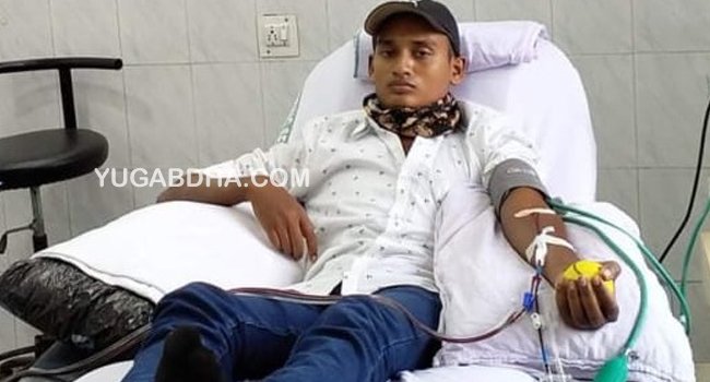 ପ୍ଲାଜମା ଦାନକଲେ କୋଭିଡ ଯୋଦ୍ଧା