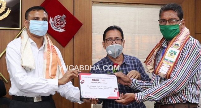 ଓଡିଶା ବାର୍ତ୍ତାର ୧୫ତମ ସମାବେଶ;ଗଜପତି ପ୍ରତିନିଧି ସମ୍ମାନୀତ