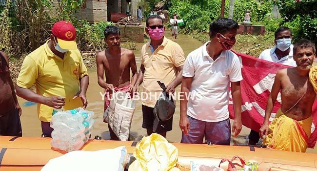 ଓଡିଶା କୃଷକ ସଭା ପକ୍ଷରୁ ରିଲିଫ ବଣ୍ଟନ